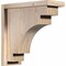 Ekena Millwork Mediterranean Smooth Corbel w/Backplate, Douglas Fir, 5 1/2"W x 14"D x 14"H COR06X14X14MED01SDF - alternate 1
